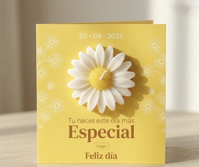 Postal flores que iluminan