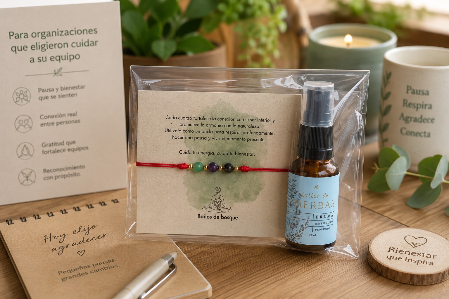 Kit Ritual de Gratitud baños de bosque