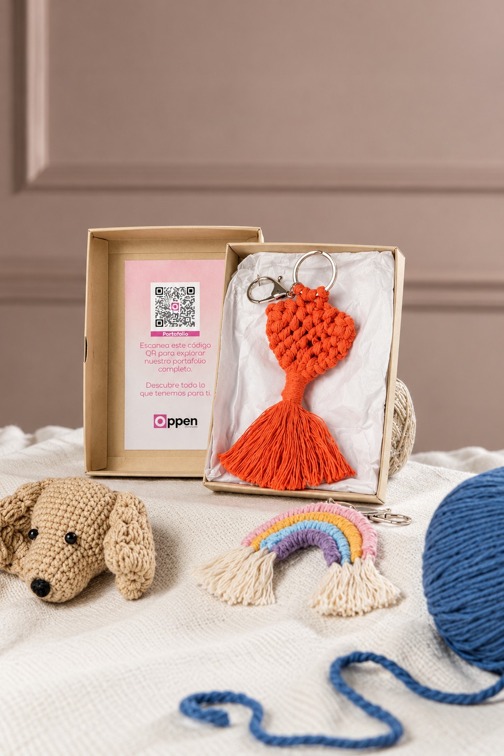 Kit llavero Macrame