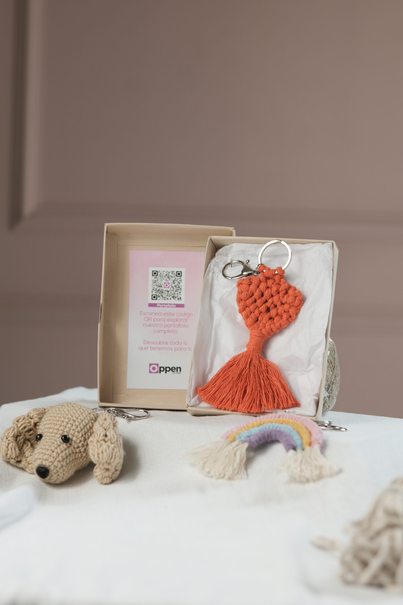 corazon macrame